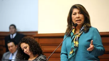 Martha Chávez, exparlamentaria y candidata al Congreso