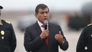 Carlos Morán, ministro del Interior