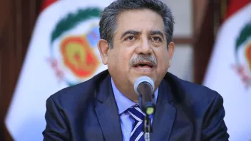 Manuel Merino, presidente del Congreso. 
