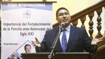 Christian Rosas, vocero de Con Mis Hijos No Te Metas