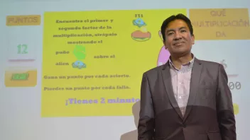 Juan Cadillo, ministro de Educación. 