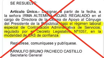 Mensaje que circula en redes. 
