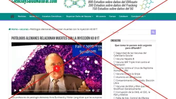 Contenido que circula en redes sociales. 