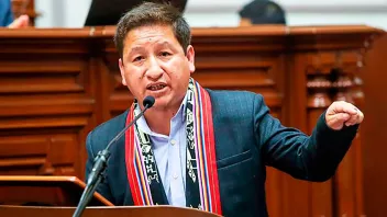 Guido Bellido, congresista del grupo parlamentario Perú Libre.