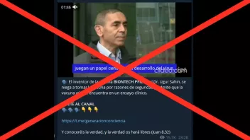 Es falso que el inventor de la vacuna de Pfizer rechaza vacunarse contra la covid-19