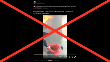 Falso: Video de delincuentes quemados vivos por vecinos no sucedió en Sullana, sino en Guatemala 